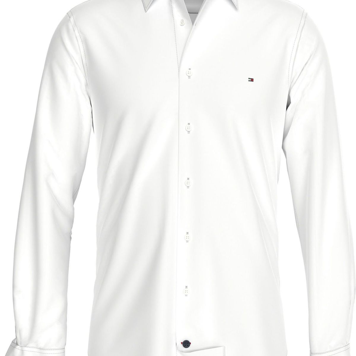 TOMMY HILFIGER - CAMISA CL STRETCH TWILL SOLID RF SHIR TH