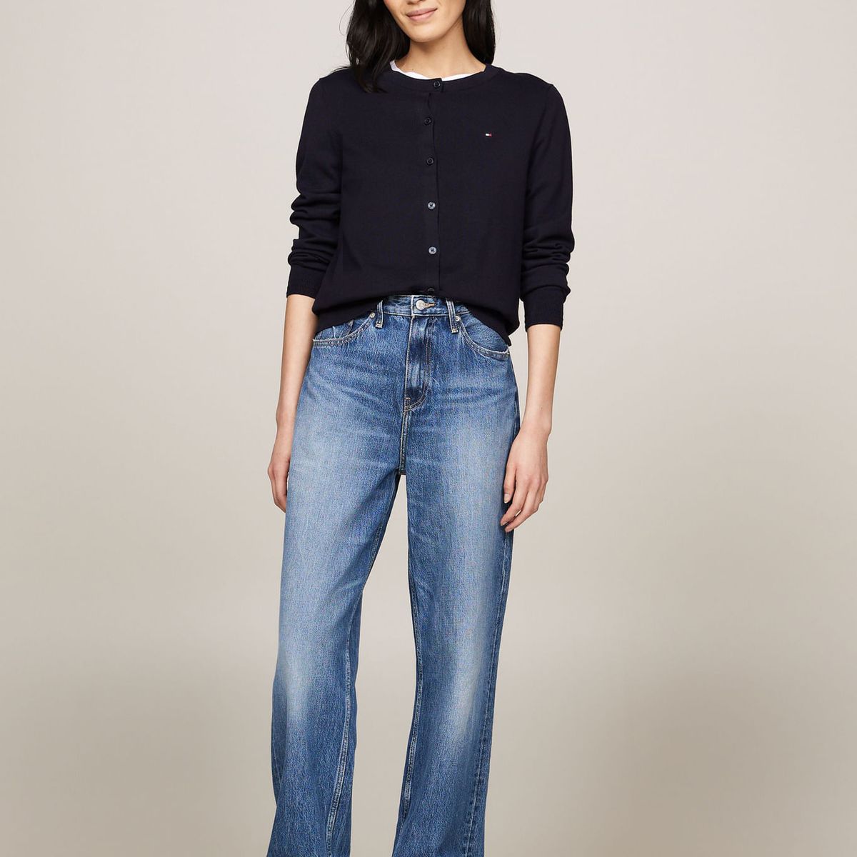 TOMMY HILFIGER - SWEATER CO JERSEY STITCH CARDIGAN