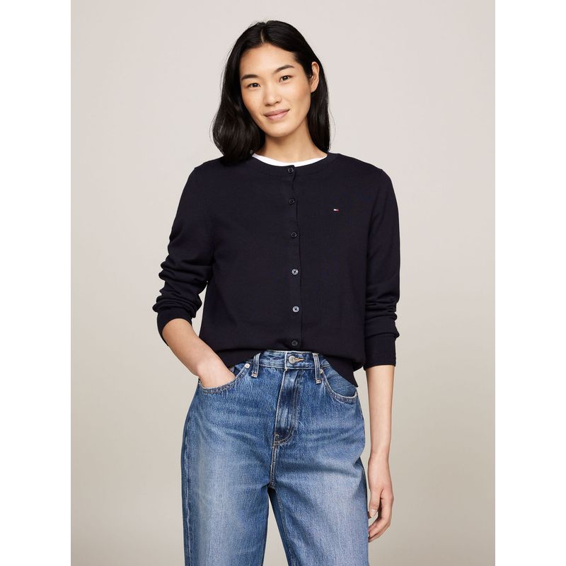 TOMMY HILFIGER - SWEATER CO JERSEY STITCH CARDIGAN