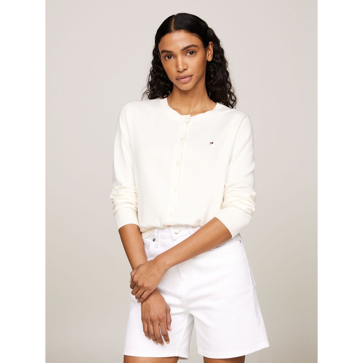 TOMMY HILFIGER - SWEATER CO JERSEY STITCH CARDIGAN