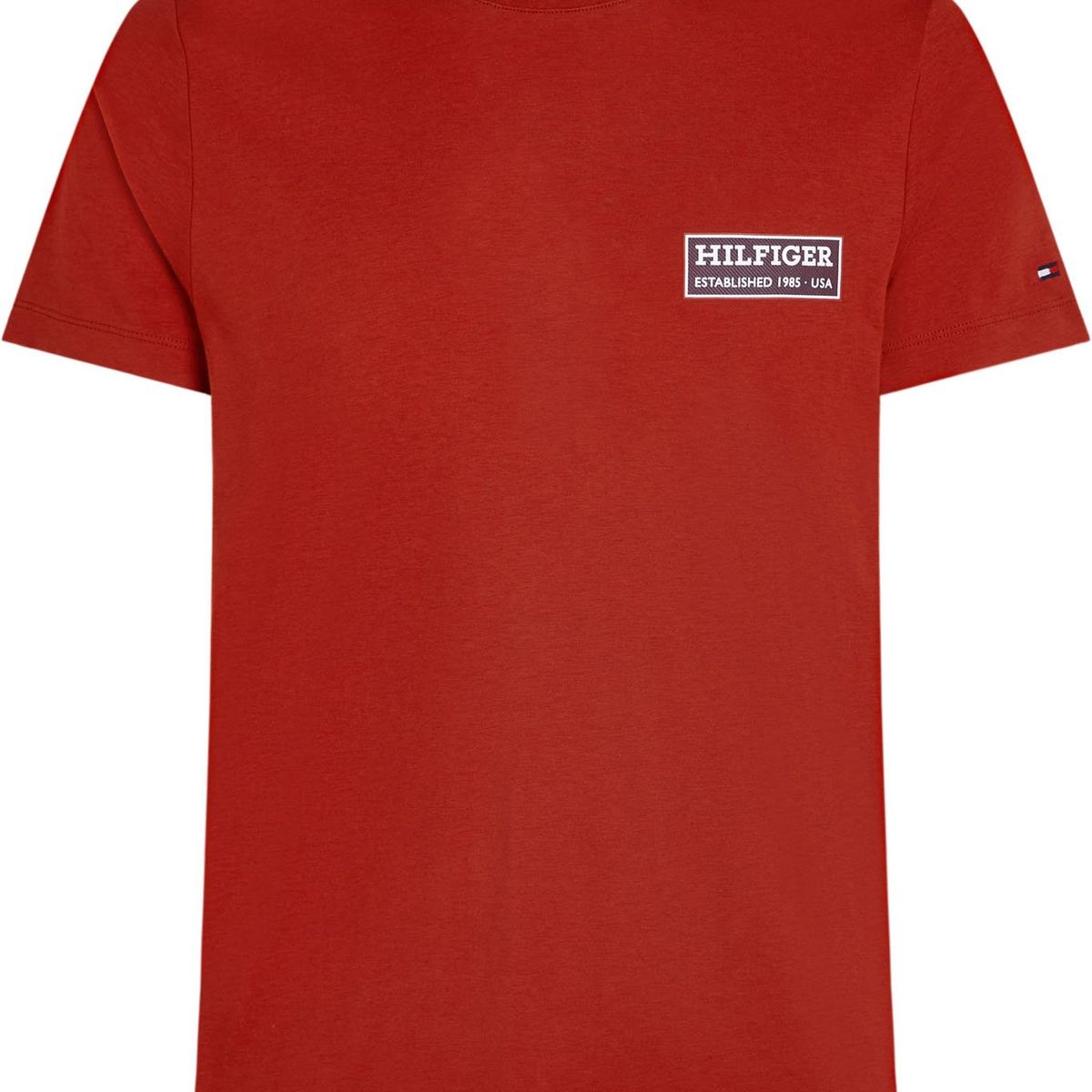 TOMMY HILFIGER - CAMISETA M/C PRINTED BADGE TEE TH