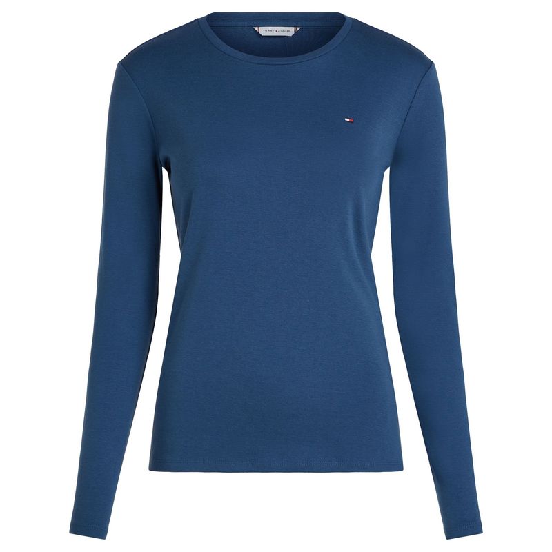 TOMMY HILFIGER - CAMISETA M/L IM SLIM C-NK TOP LS TH