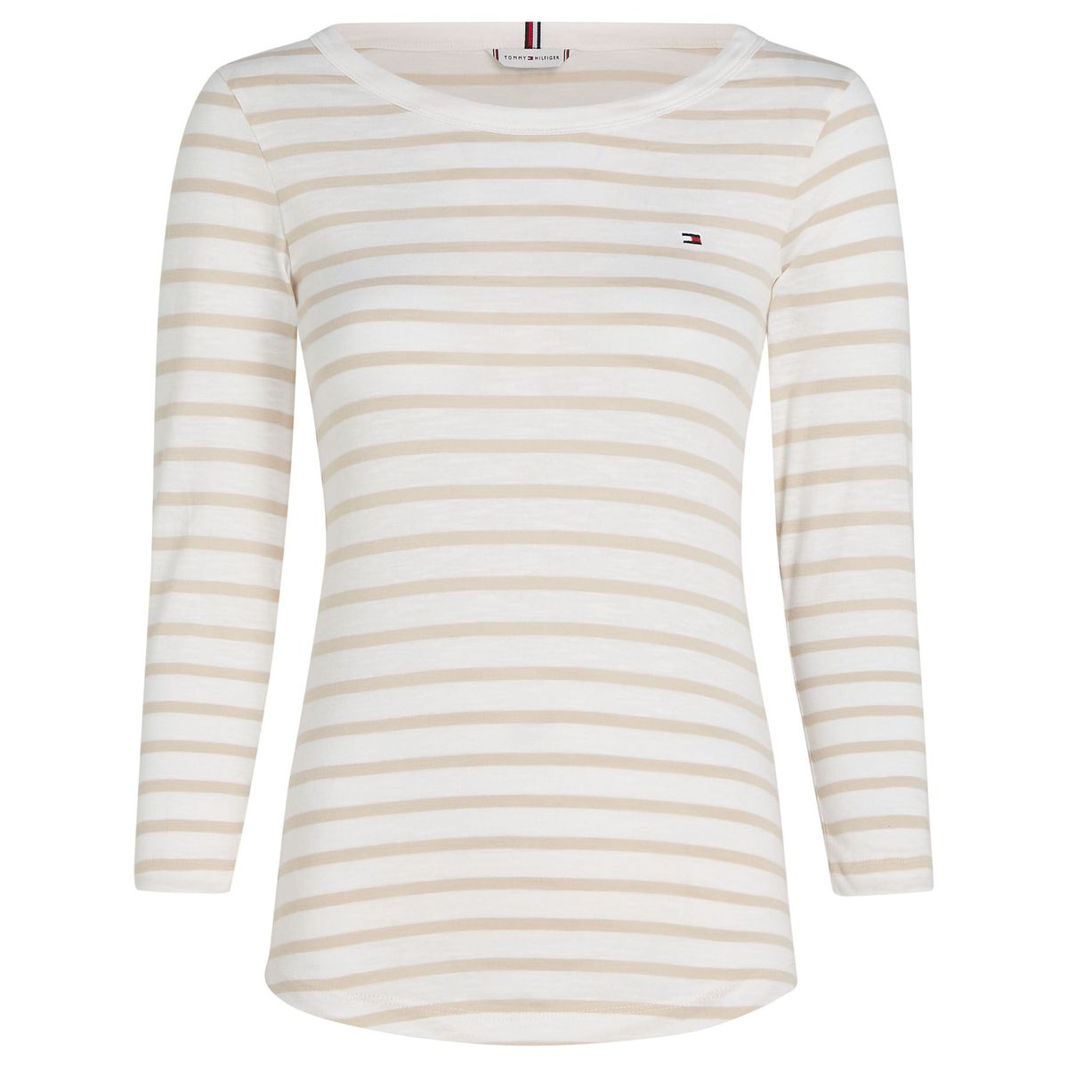 TOMMY HILFIGER - CAMISETA M/L 1985 SLIM SLUB OPEN-NK 3/4 SLV