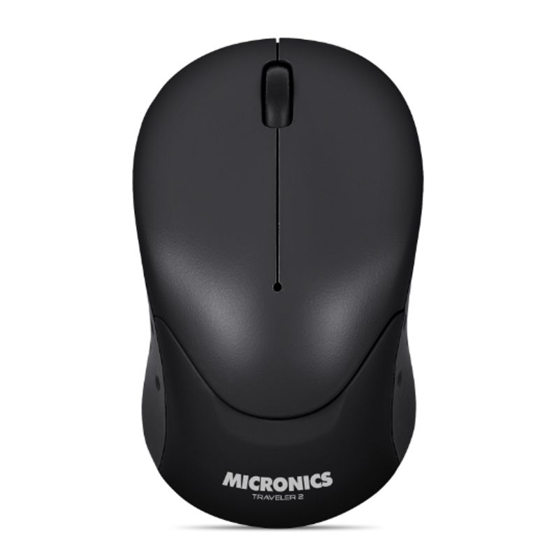 MICRONICS - Mouse Inalambrico TRAVELER MIC M711-2M BT+WIFI Negro MICRONICS