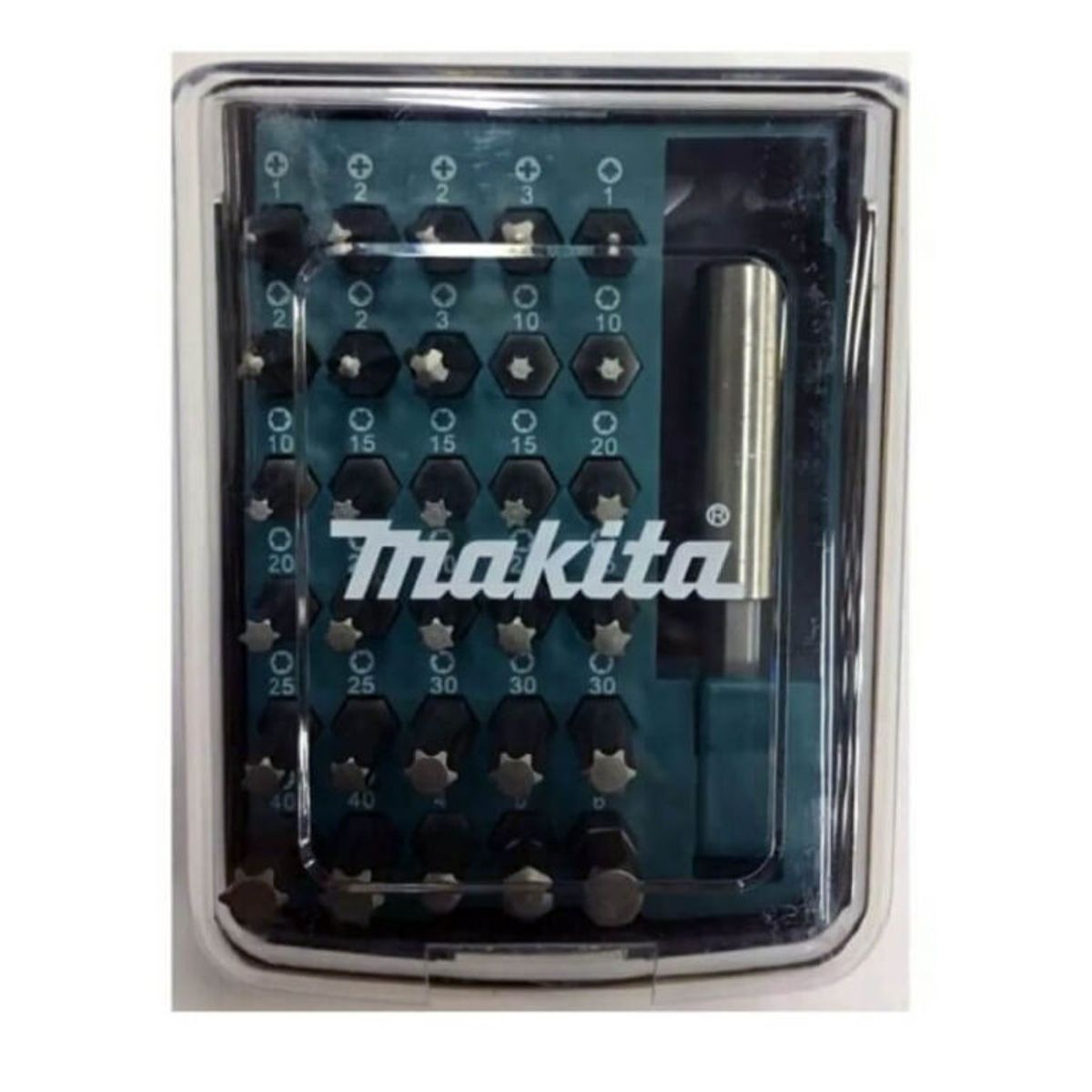 MAKITA - Set Puntas 31u Estuche Con Clip PCinturón Makita D-34964-12
