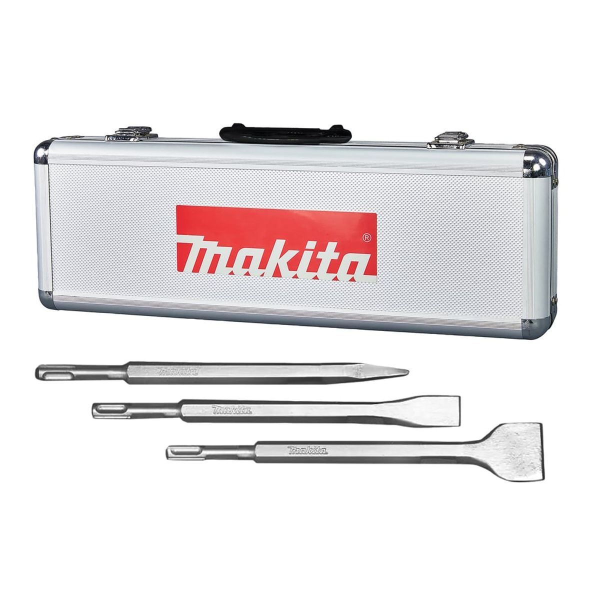MAKITA - Cincel SDS- PLUS 3 PCs punto 250 mm PLANO 20x250mm PLANO 40x250mm