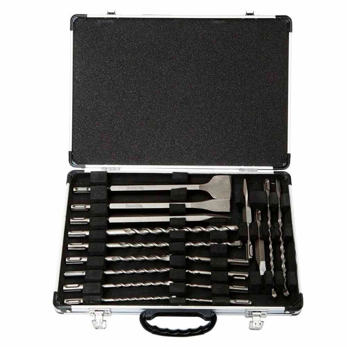 MAKITA - Broca sds Plus y cinceles VARIADOS 17 PZAS Maletin aluminio