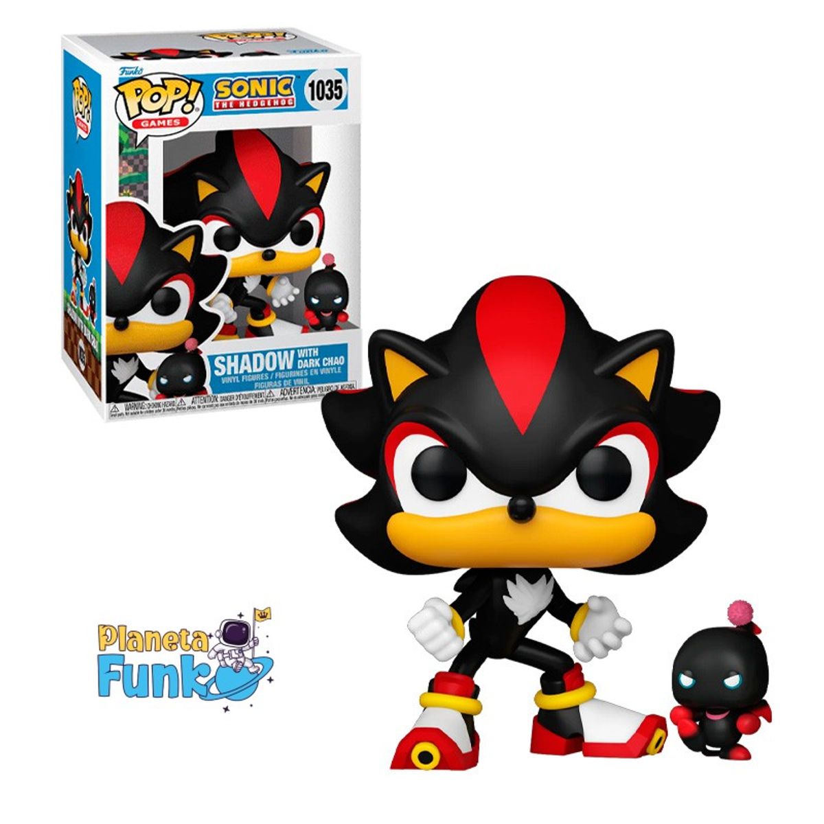FUNKO - SONIC SHADOW Y DARK CHAO FUNKO POP 1035
