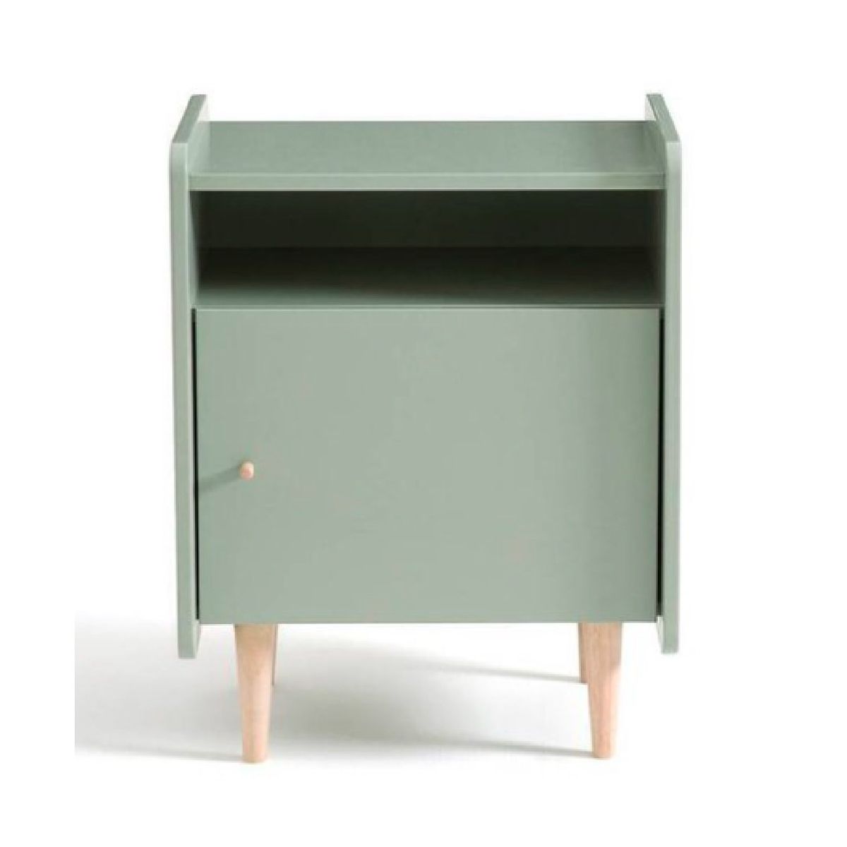 TU MESITA - Velador Clásico Alison color Verde Agave 1 puerta TU MESITA