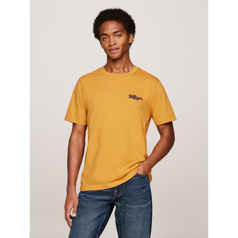 TOMMY HILFIGER - CAMISETA M/C HILFIGER CHAINSTITCH TEE TH