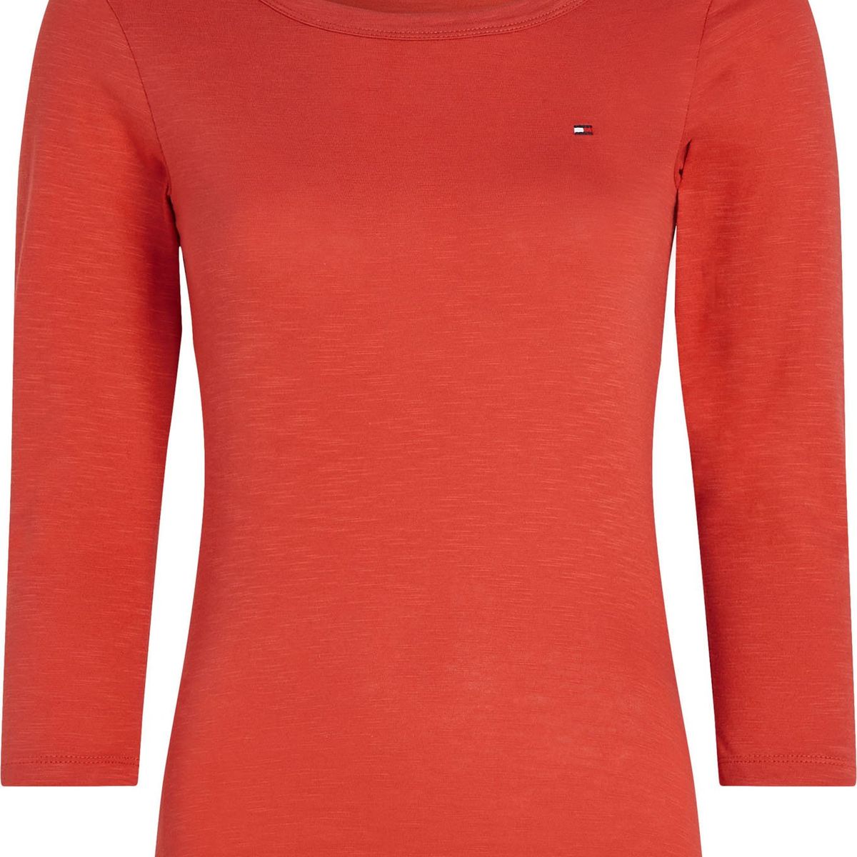 TOMMY HILFIGER - CAMISETA M/L 1985 SLIM SLUB OPEN-NK 3/4 SLV TH