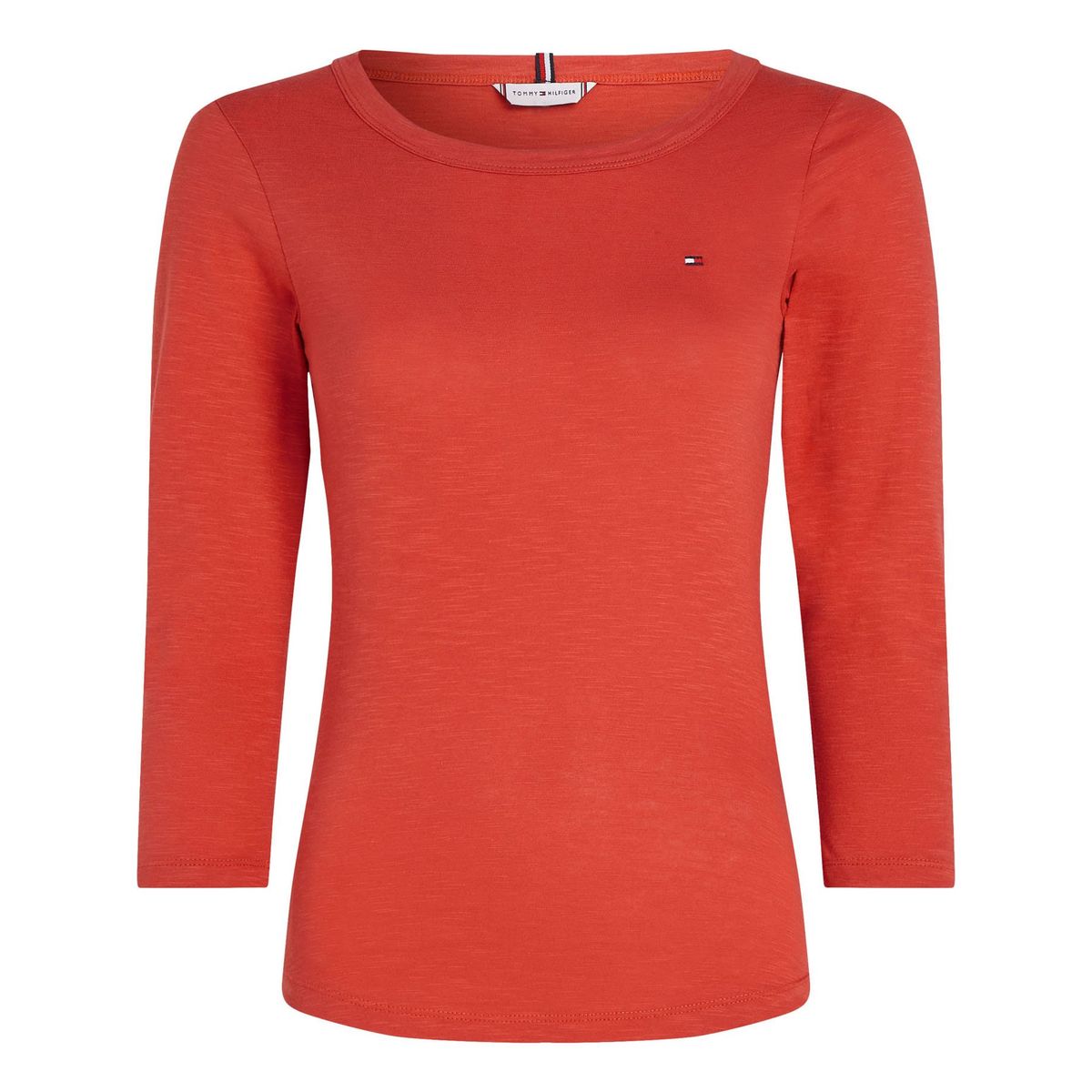 TOMMY HILFIGER - CAMISETA M/L 1985 SLIM SLUB OPEN-NK 3/4 SLV TH