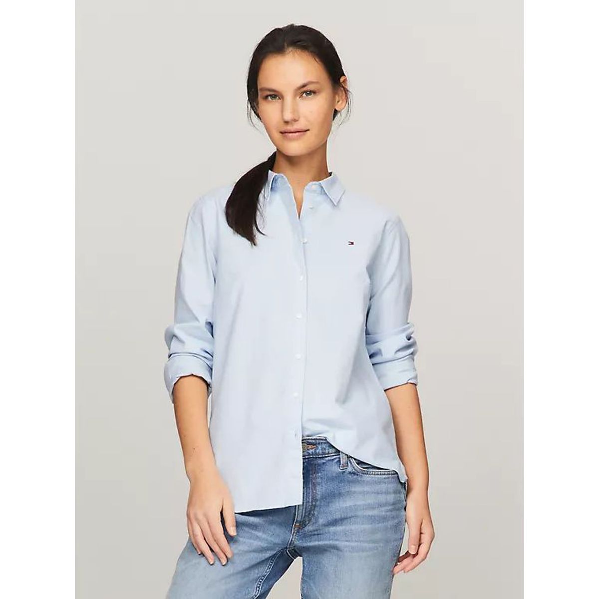 TOMMY HILFIGER - BLUSA W HERITAGE REGULAR FIT SHIRT