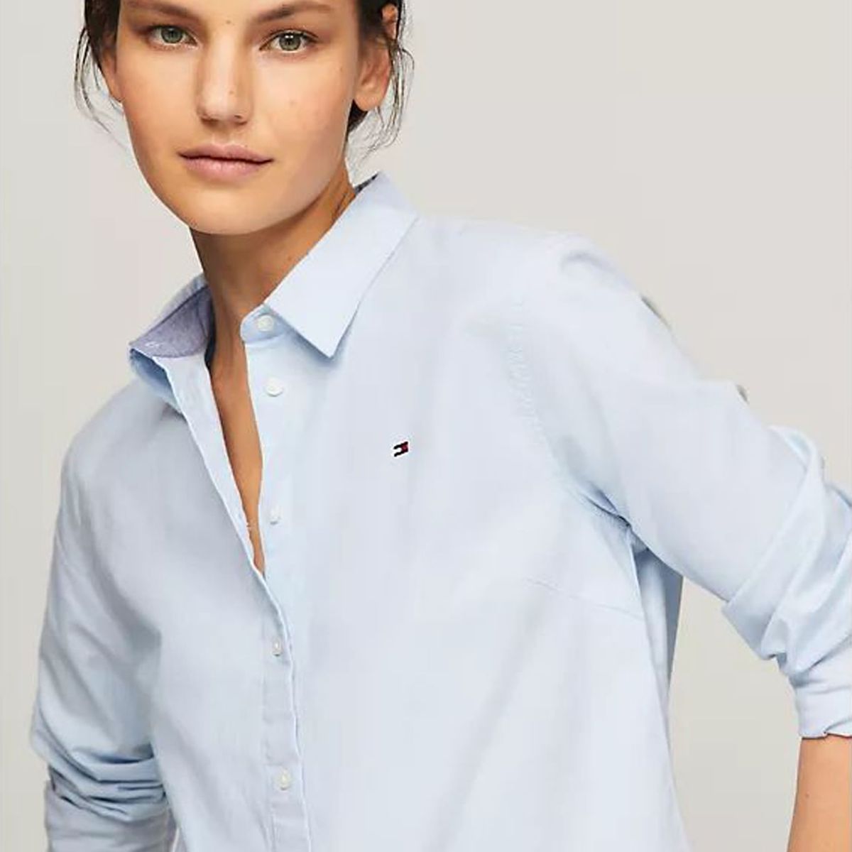 TOMMY HILFIGER - BLUSA W HERITAGE REGULAR FIT SHIRT