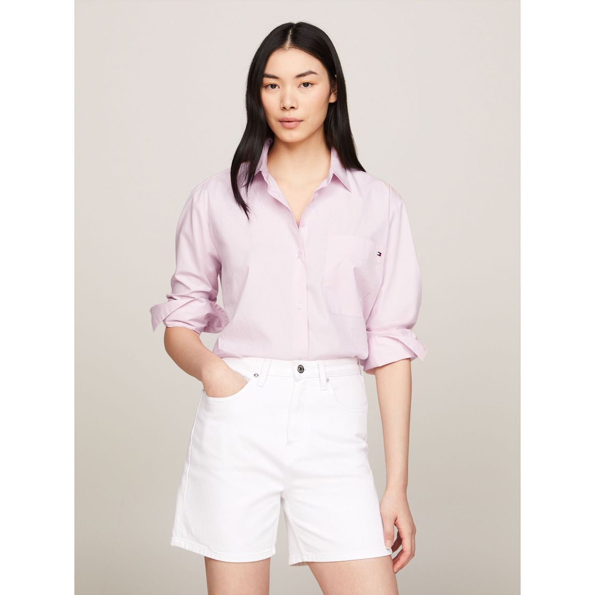 TOMMY HILFIGER - BLUSA ESS POPLIN EASY FIT SHIRT TH