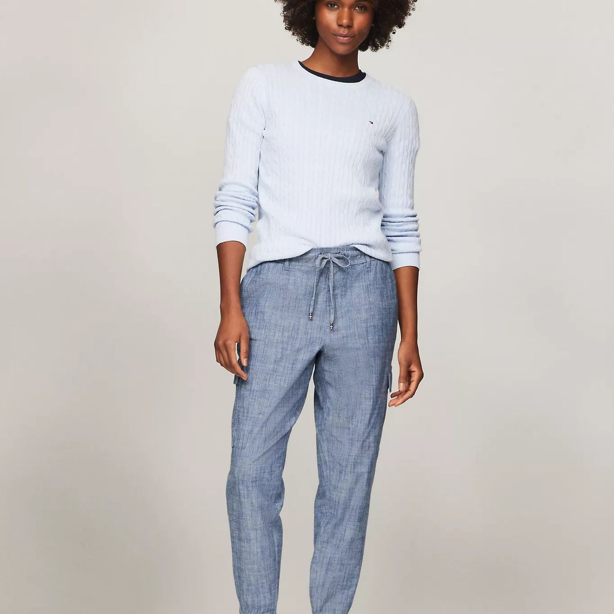 TOMMY HILFIGER - SWEATER W JENNY CABLE LS