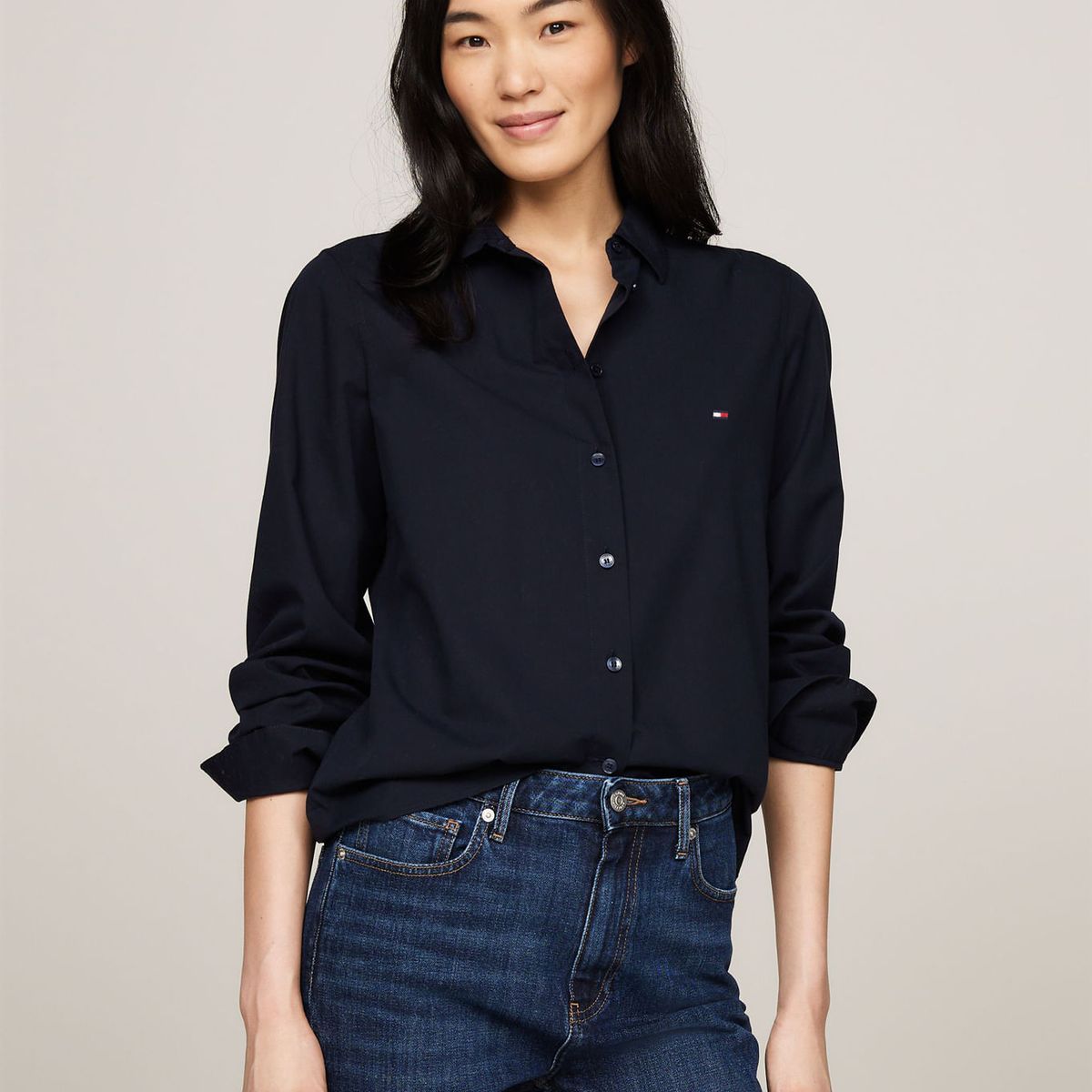 TOMMY HILFIGER - BLUSA SMD ESSENTIAL REGULAR SHIRT