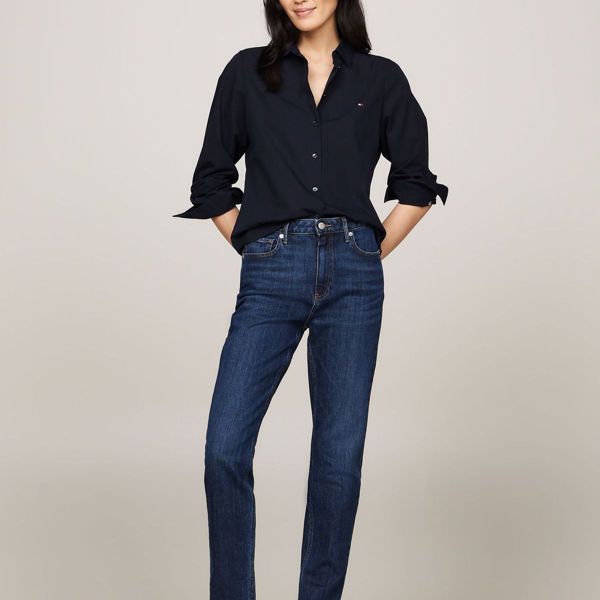 TOMMY HILFIGER - BLUSA SMD ESSENTIAL REGULAR SHIRT