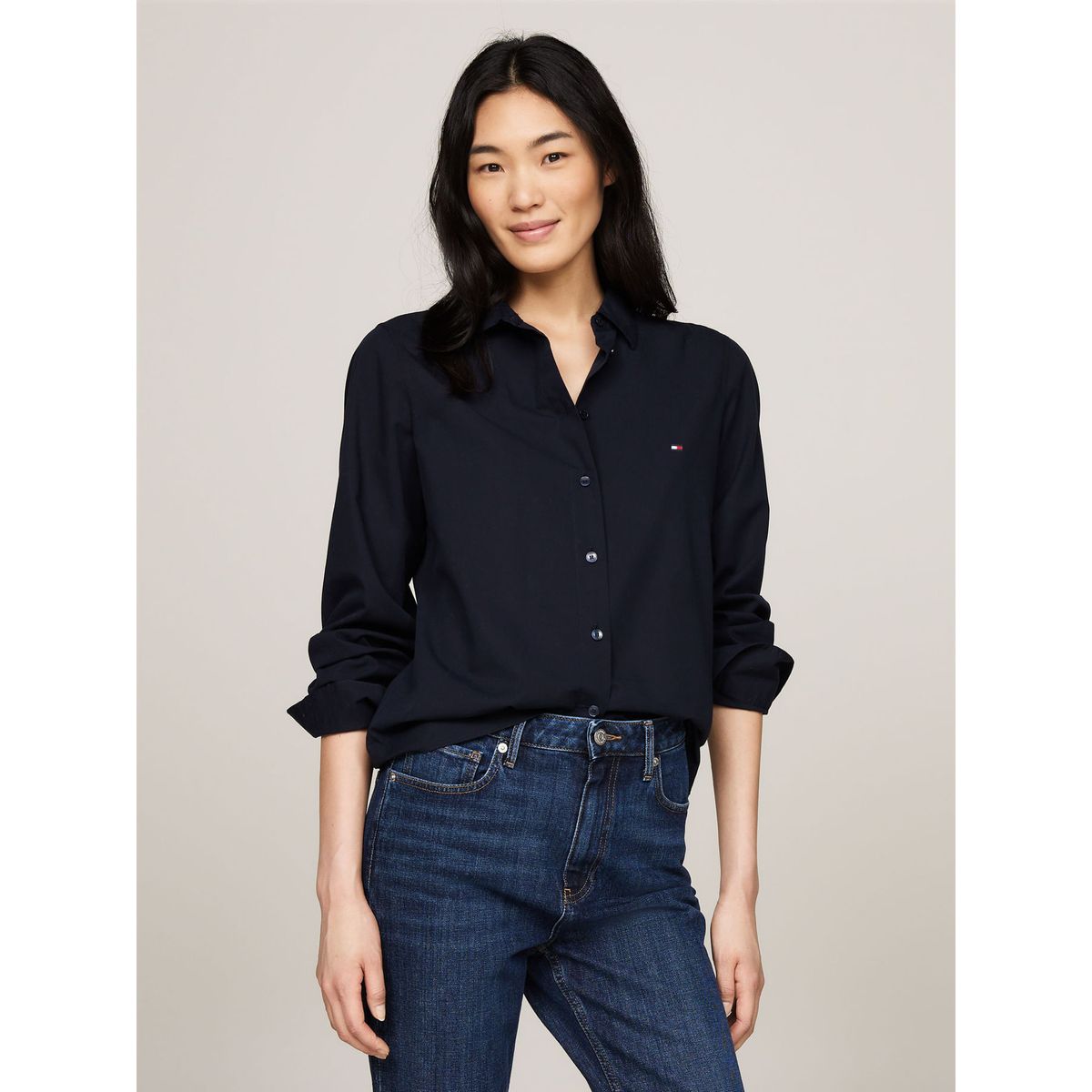 TOMMY HILFIGER - BLUSA SMD ESSENTIAL REGULAR SHIRT