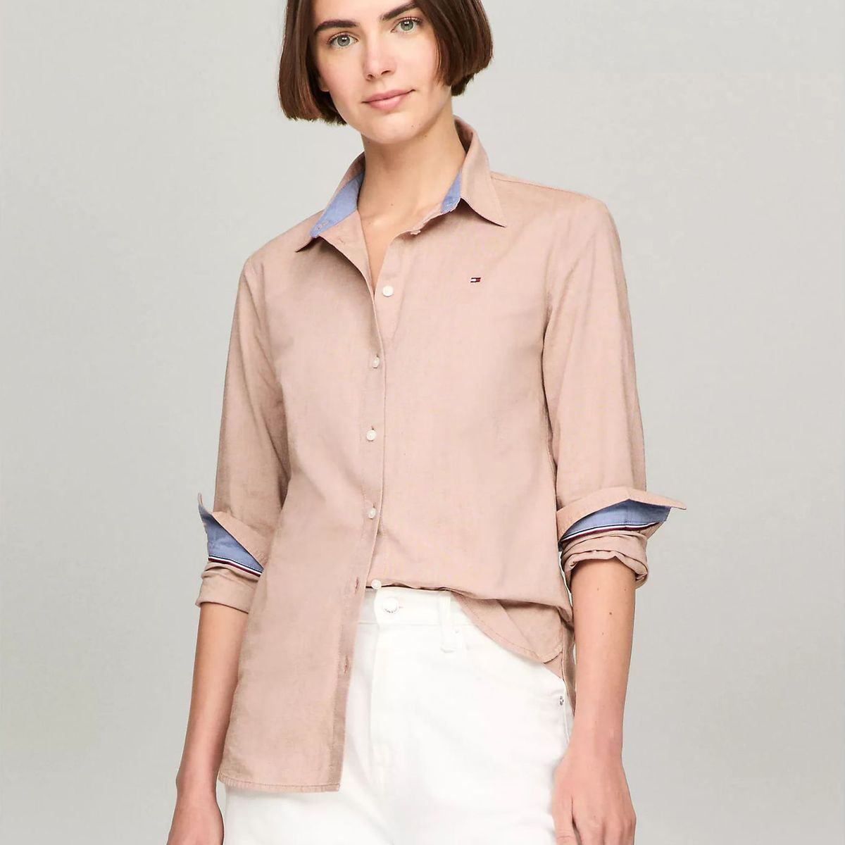 TOMMY HILFIGER - BLUSA W HERITAGE REGULAR FIT SHIRT TH