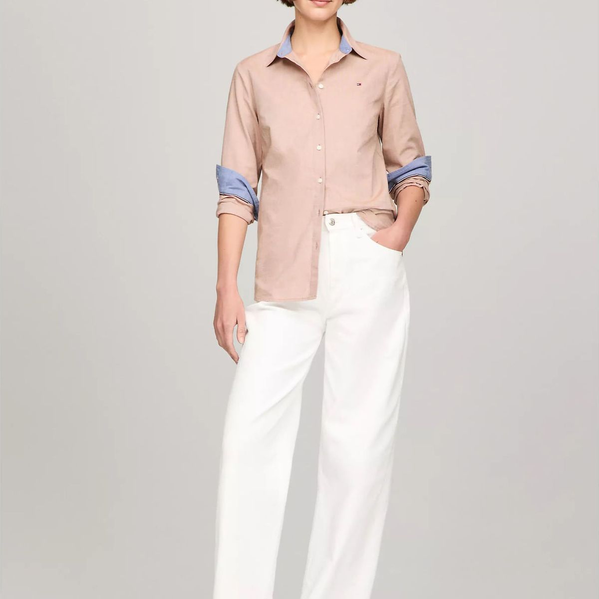 TOMMY HILFIGER - BLUSA W HERITAGE REGULAR FIT SHIRT TH