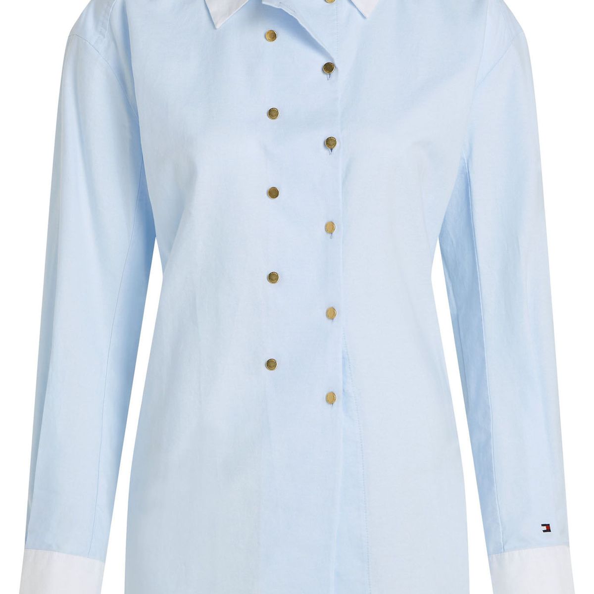 TOMMY HILFIGER - BLUSA DOUBLE BUTTON WAISTED SHIRT TH