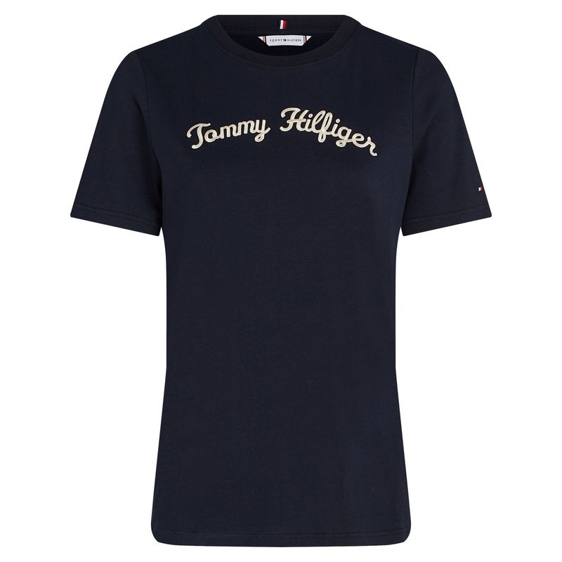 TOMMY HILFIGER - CAMISETA M/C REG SCRIPT C-NK SS TH