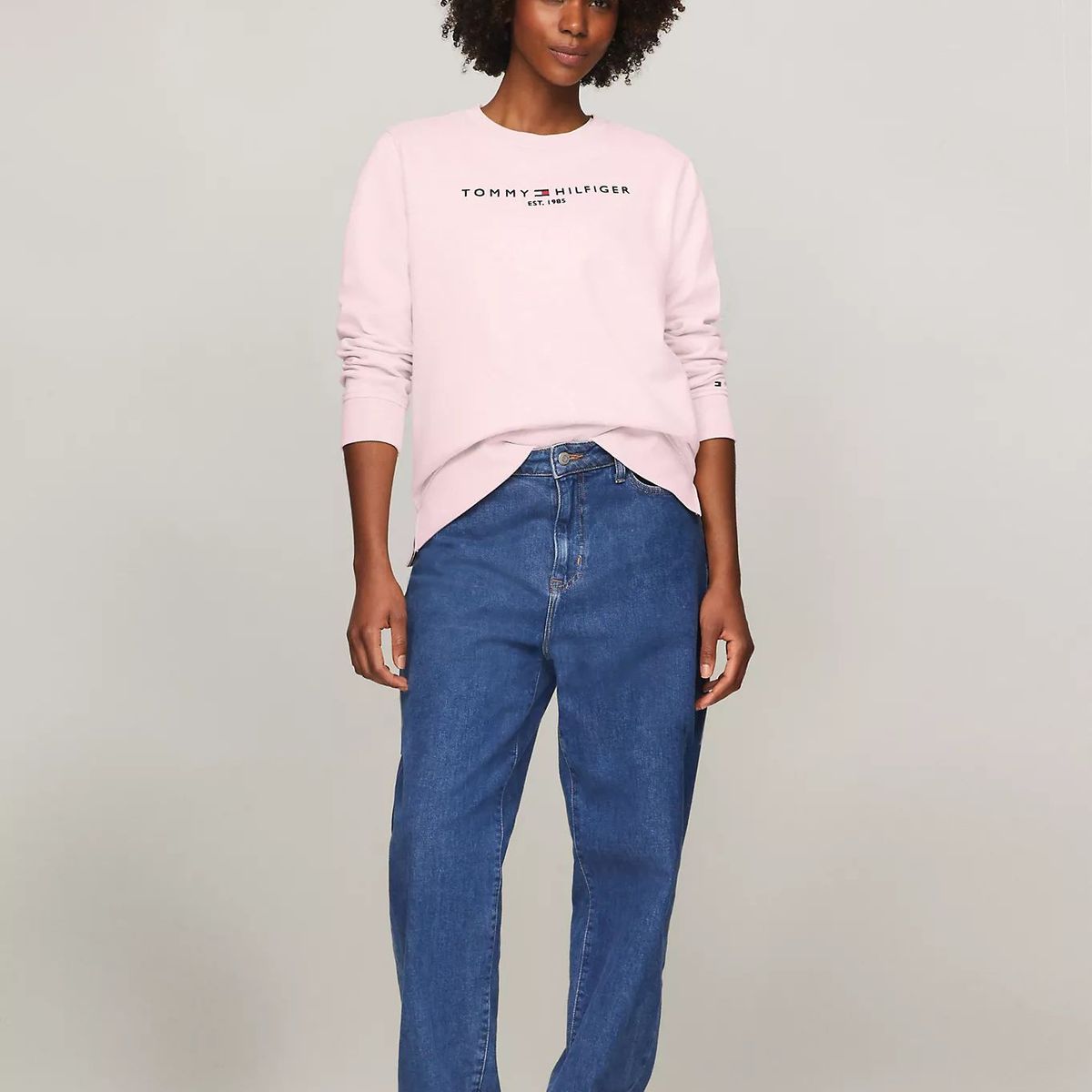 TOMMY HILFIGER - SWEATSHIRT W REG HILFIGER C-NK FLEECE SWE