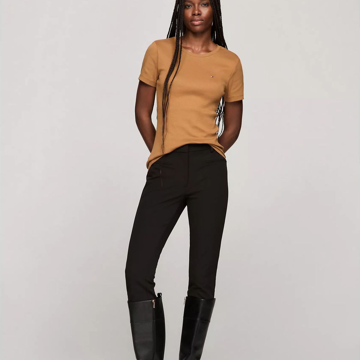 TOMMY HILFIGER - CAMISETA W S/S CREW NEW FAVE