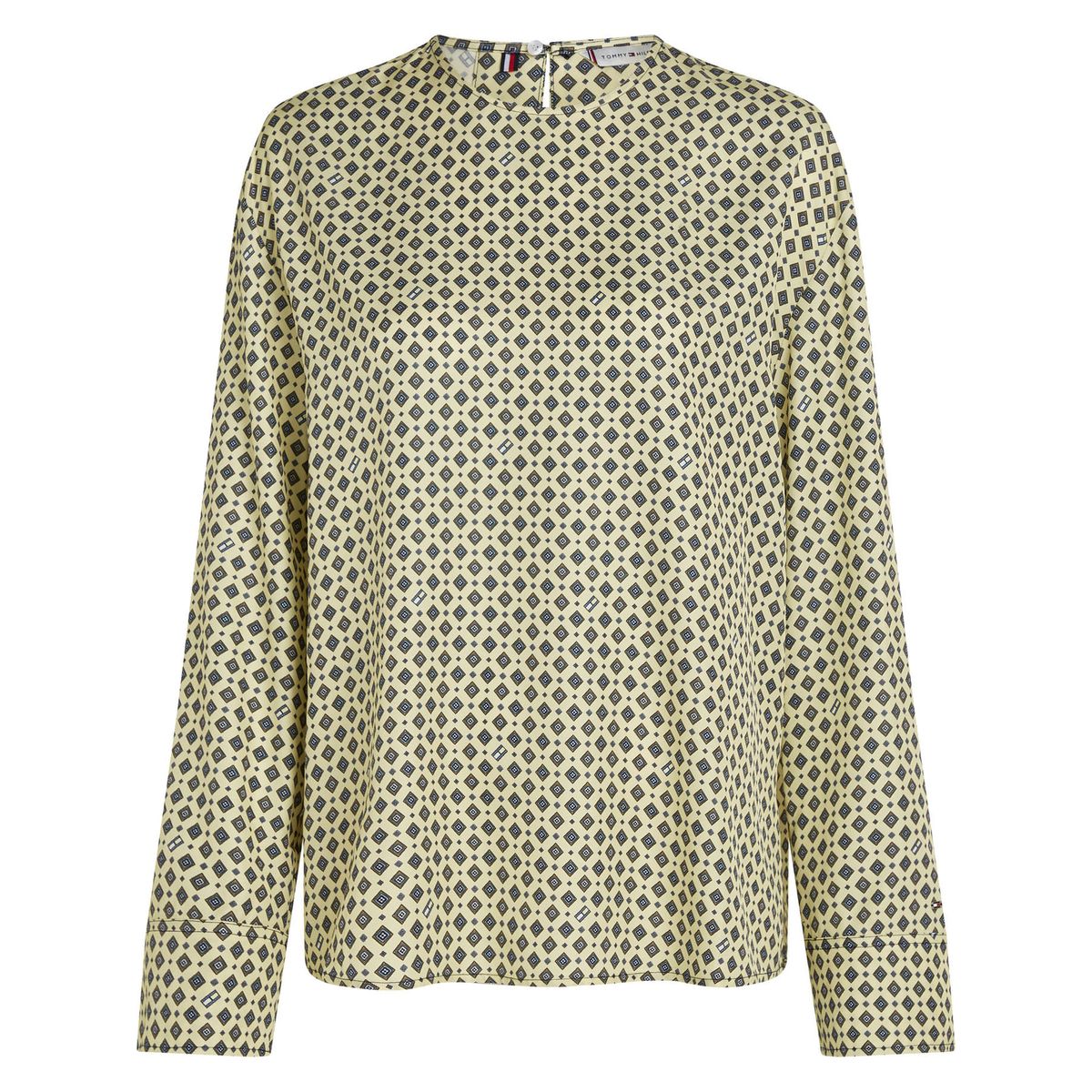 TOMMY HILFIGER - BLUSA FOULARD CN LS TOP TH
