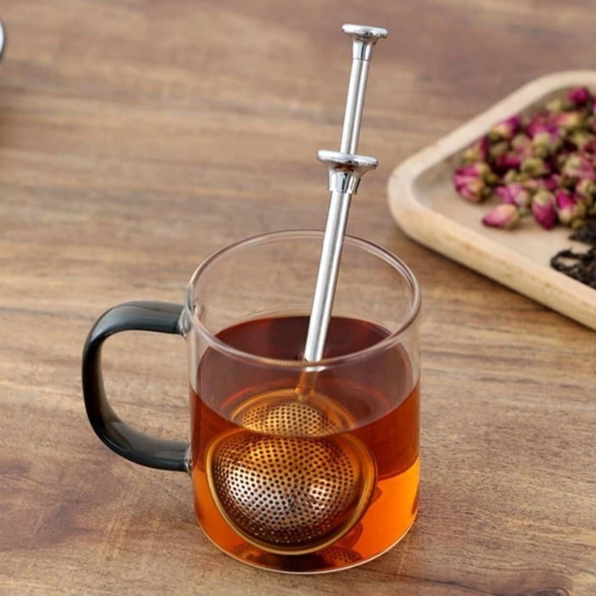 GENERICO - Filtro Infusor de Té en Acero Inoxidable