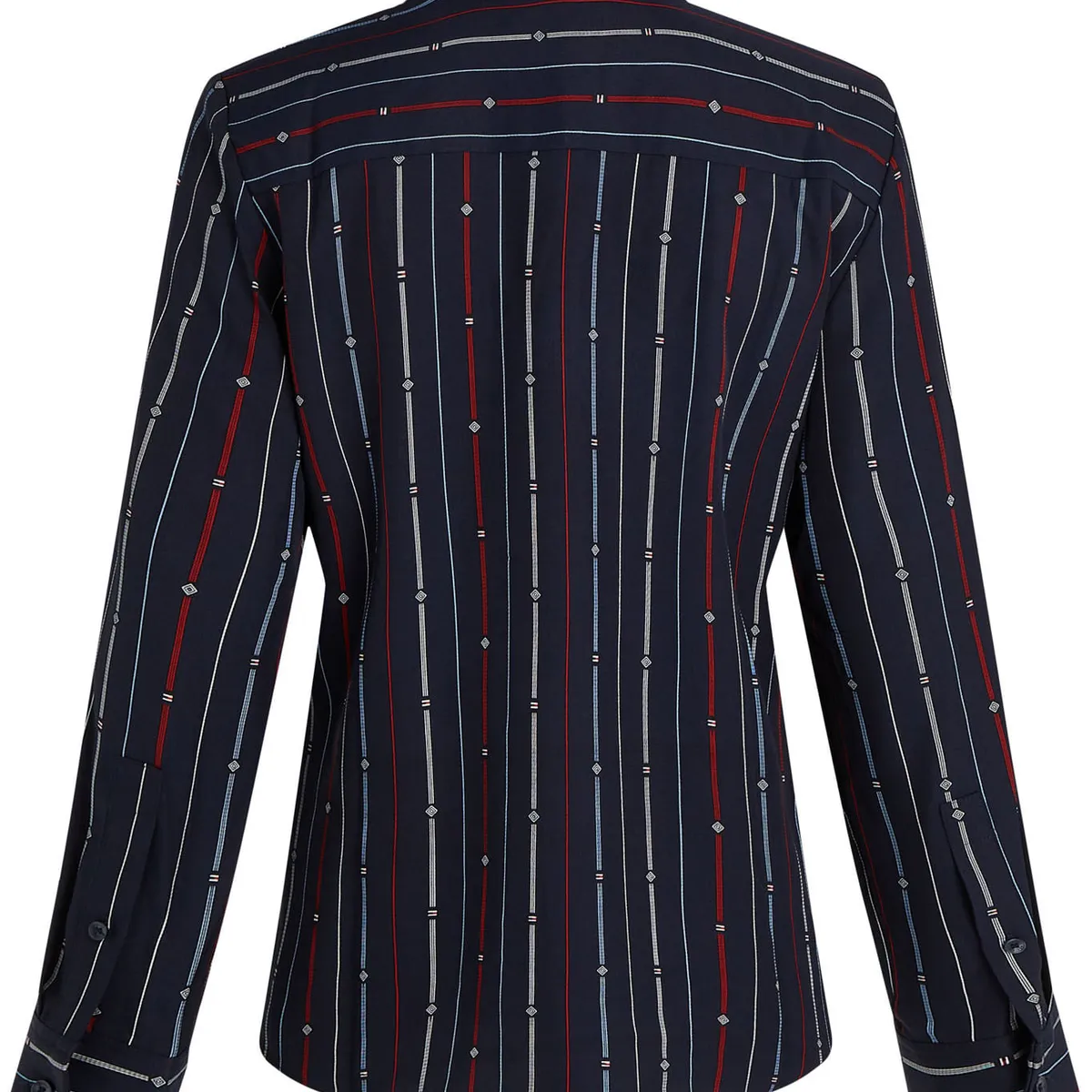 TOMMY HILFIGER - BLUSA FOULARD STP TIE NECK REG SHIRT TH