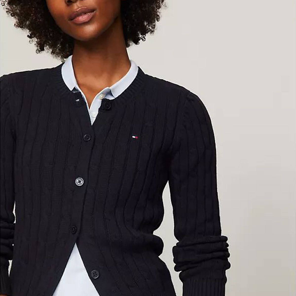 TOMMY HILFIGER - SWEATER W JAMIE CARDIGAN LS