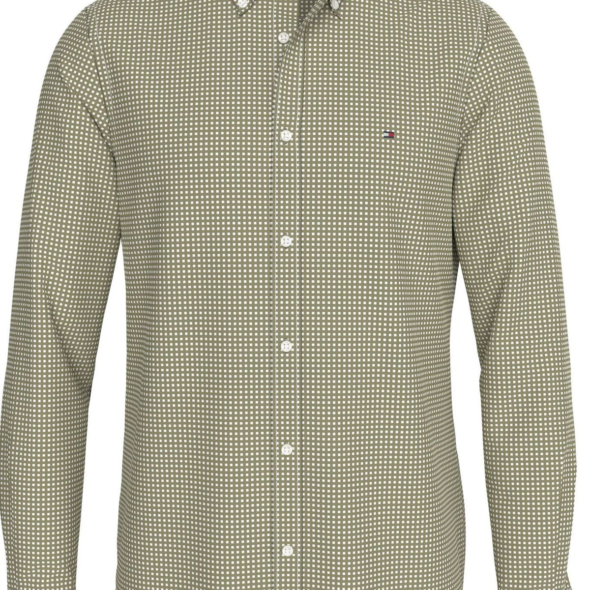 TOMMY HILFIGER - CAMISA MICRO PRINT SF SHIRT TH