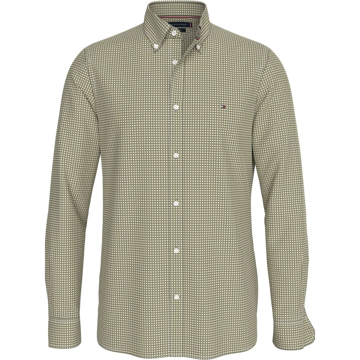 TOMMY HILFIGER - CAMISA MICRO PRINT SF SHIRT TH