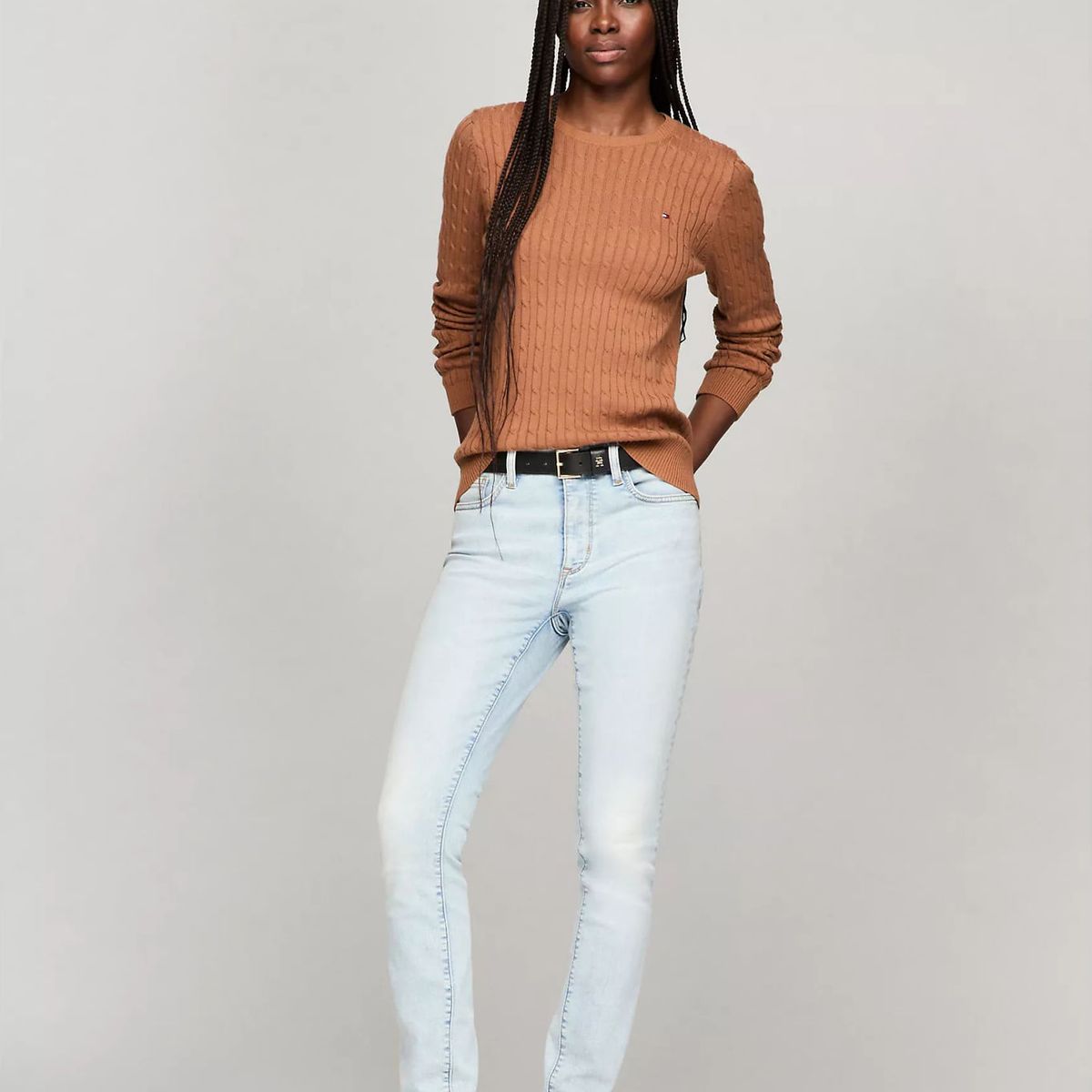 TOMMY HILFIGER - SWEATER W JENNY CABLE LS