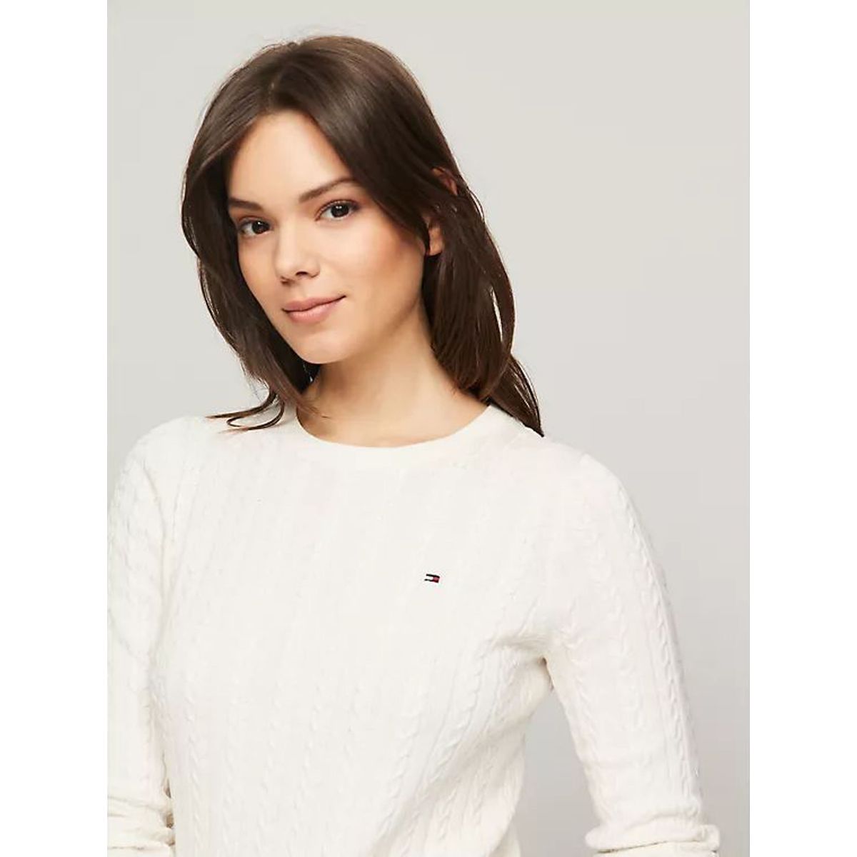 TOMMY HILFIGER - SWEATER W JENNY CABLE LS TH