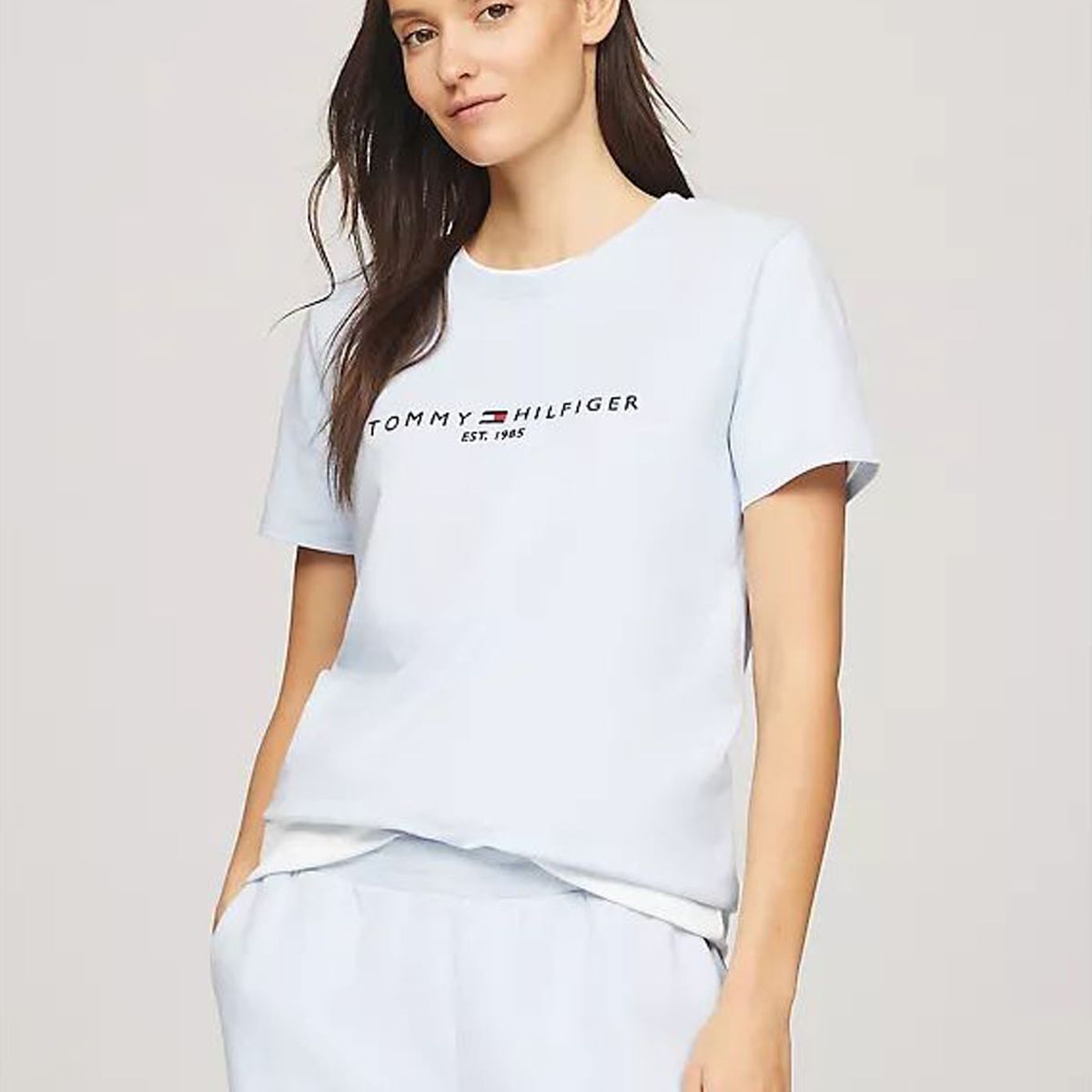 TOMMY HILFIGER - CAMISETA W TH ESS HILFIGER C-NK TEE SS