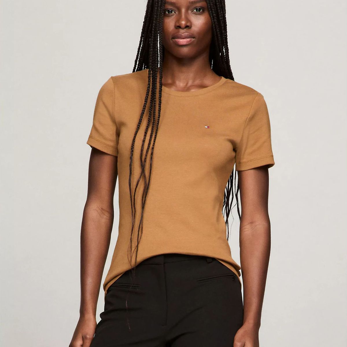 TOMMY HILFIGER - CAMISETA W S/S CREW NEW FAVE