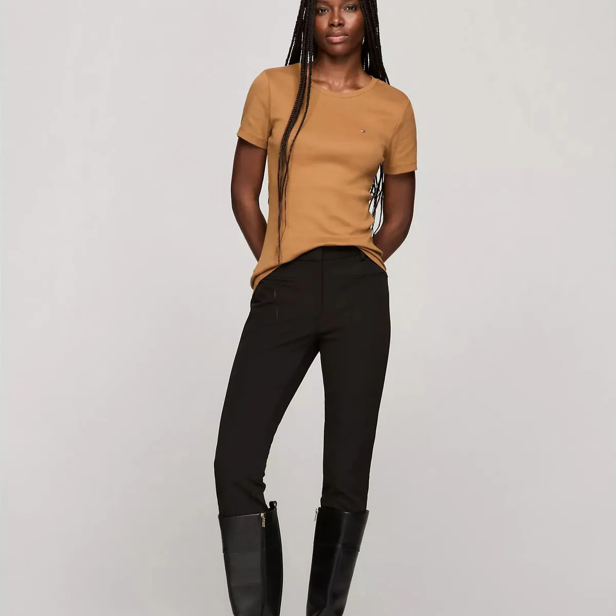 TOMMY HILFIGER - CAMISETA W S/S CREW NEW FAVE