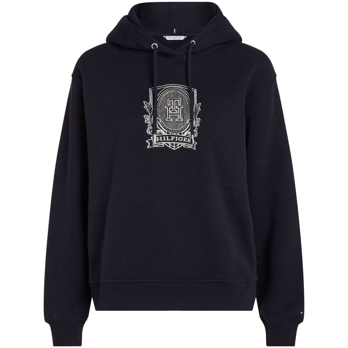 TOMMY HILFIGER - SWEATSHIRT IM REG CREST HOODIE