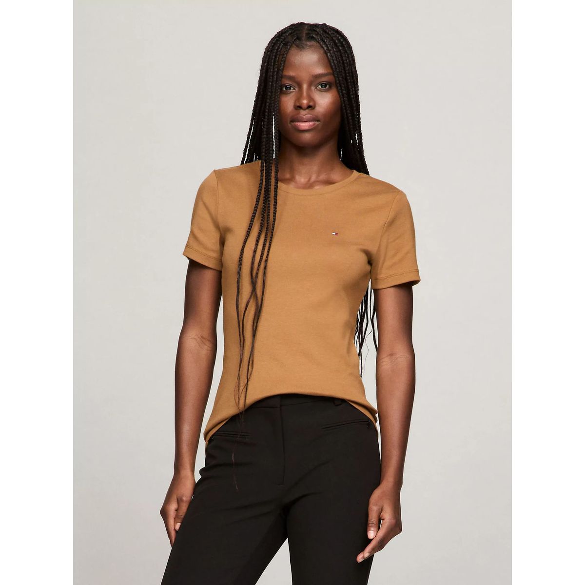 TOMMY HILFIGER - CAMISETA W S/S CREW NEW FAVE