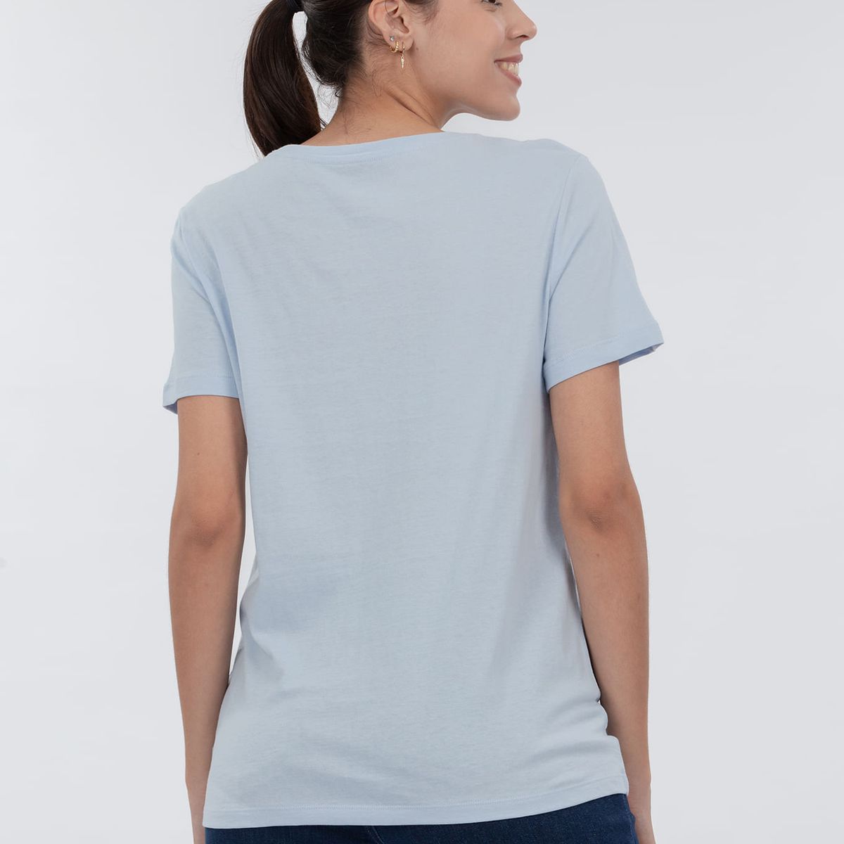 TOMMY HILFIGER - CAMISETA W DOUBLE FLAG TEE