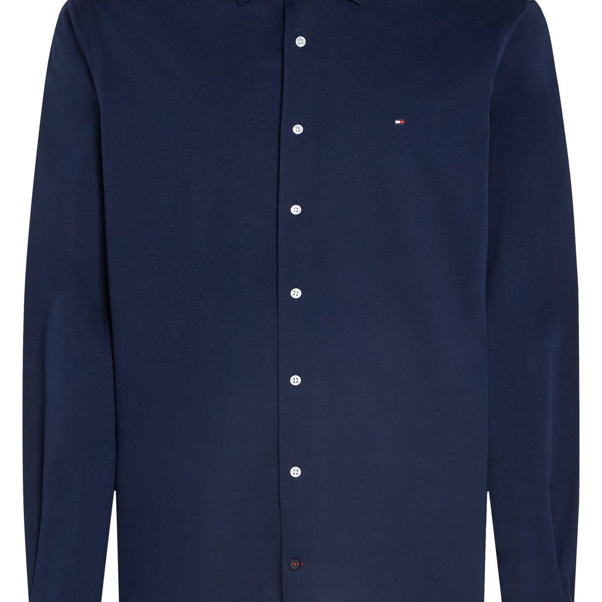 TOMMY HILFIGER - CAMISA CL KNITTED SOLID RF SHIRT TH