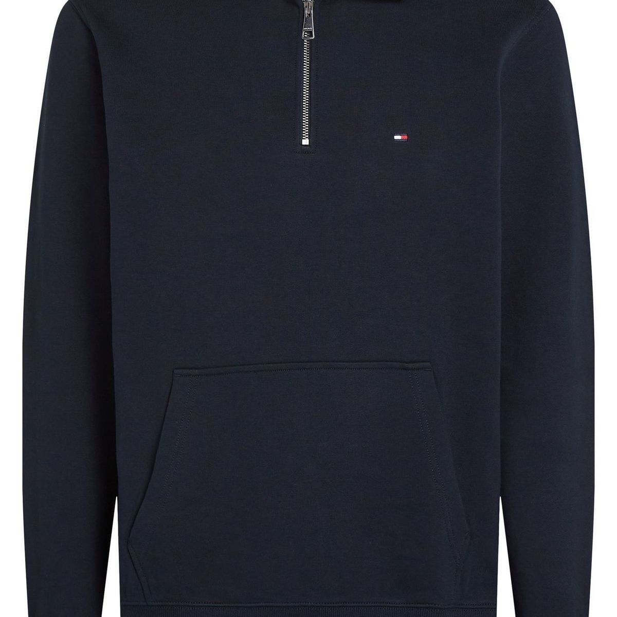 TOMMY HILFIGER - SWEATSHIRT ESSENTIAL TERRY 1/4 ZIP