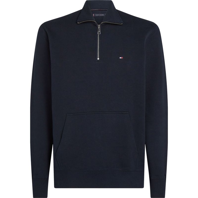 TOMMY HILFIGER - SWEATSHIRT ESSENTIAL TERRY 1/4 ZIP