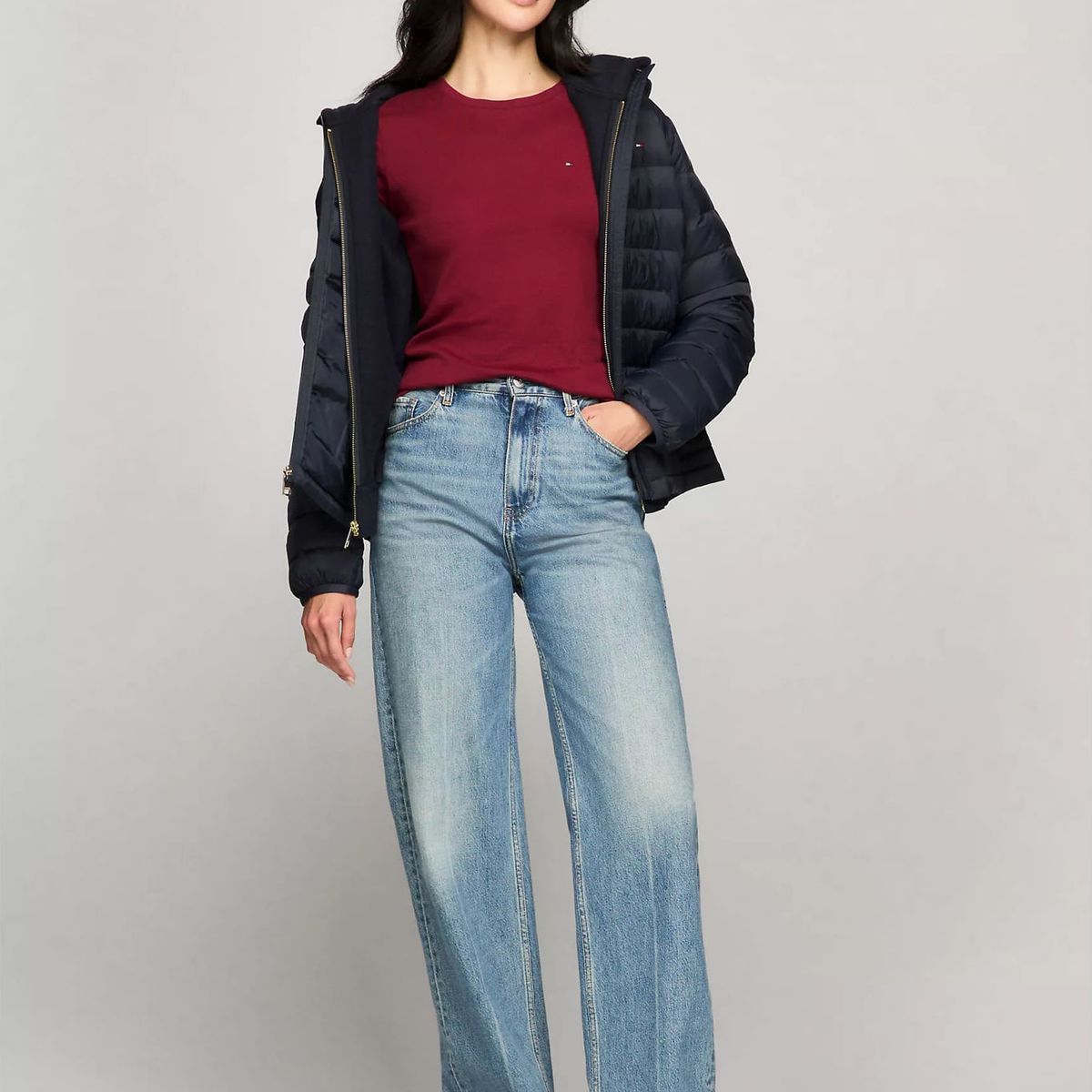 TOMMY HILFIGER - CAMISETA W S/S CREW NEW FAVE CORE