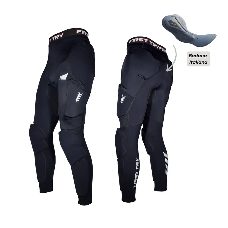 FIRST TRY - MTB Shield Pro - protección integral piernas + badana