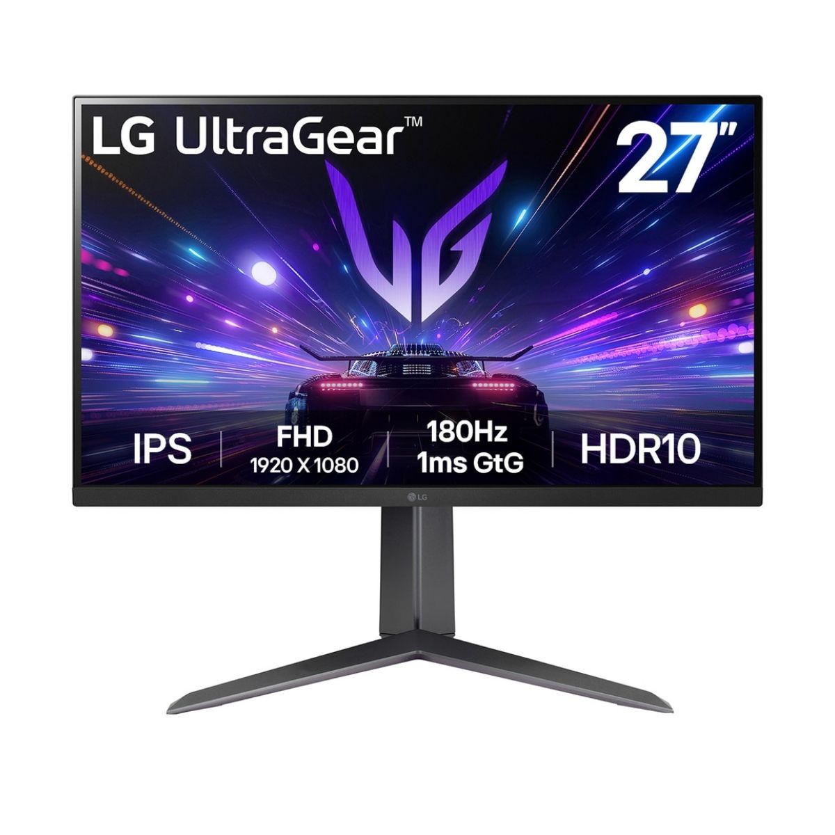 LG - Monitor Gamer LG UltraGear 27GS65F‑B Pivoteable 27 IPS FHD 180Hz 1ms