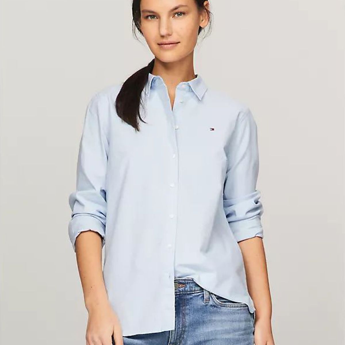 TOMMY HILFIGER - BLUSA W HERITAGE REGULAR FIT SHIRT